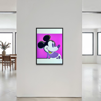 Andy Warhol – ‘Mickey Mouse (Paars, Myths)’ – Gelimiteerde en genummerde editie