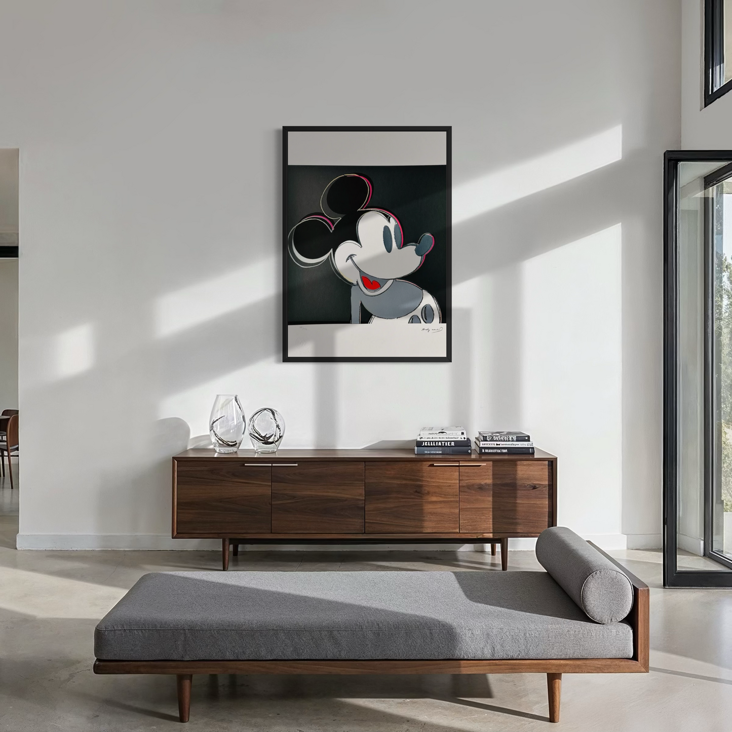 Andy Warhol Mickey Mouse Lithografie Arches 300gsm 42x59 cm