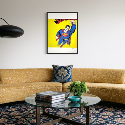 Andy Warhol Superman (Geel) Lithografie Arches 300gsm 42x59 cm