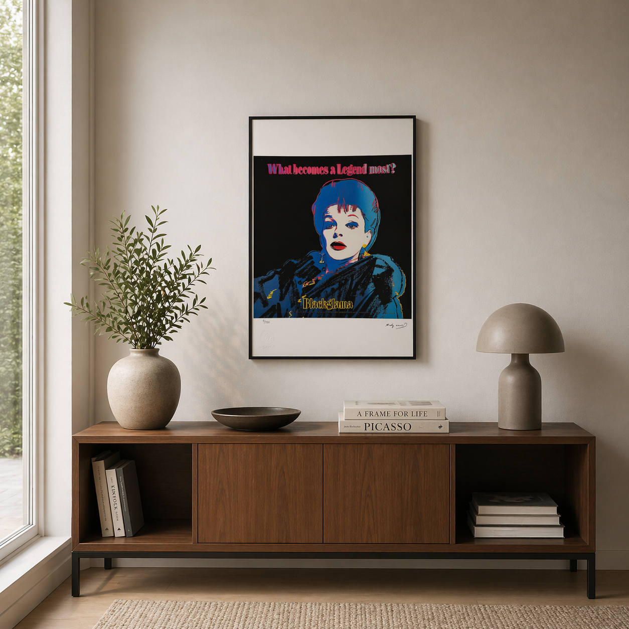Andy Warhol Blackglama Lithografie Arches 300gsm 42x59 cm