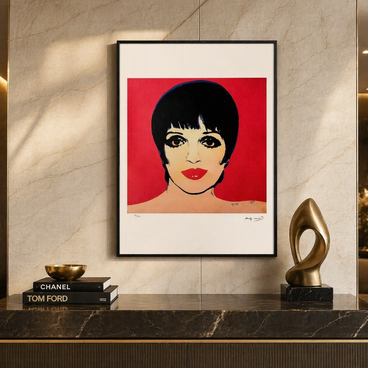 Andy Warhol Liza Minnelli Lithografie Arches 300gsm 42x59 cm
