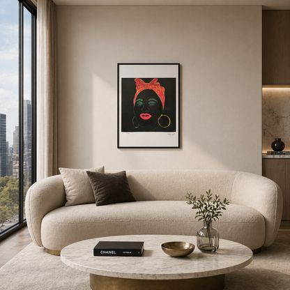 Andy Warhol Black Woman Lithografie Arches 300gsm 42x59 cm