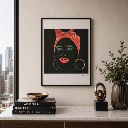 Andy Warhol Black Woman Lithografie Arches 300gsm 42x59 cm