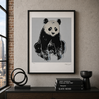 Andy Warhol Panda (Dieren) Lithografie Arches 300gsm 42x59 cm