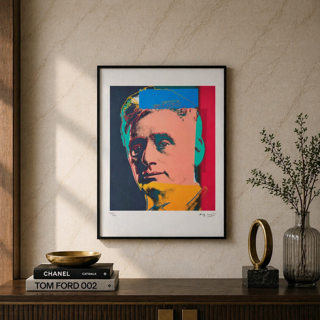 Andy Warhol Louis Brandeis Lithografie Arches 300gsm 42x59 cm