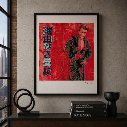 Andy Warhol James Dean Lithografie Arches 300gsm 42x59 cm