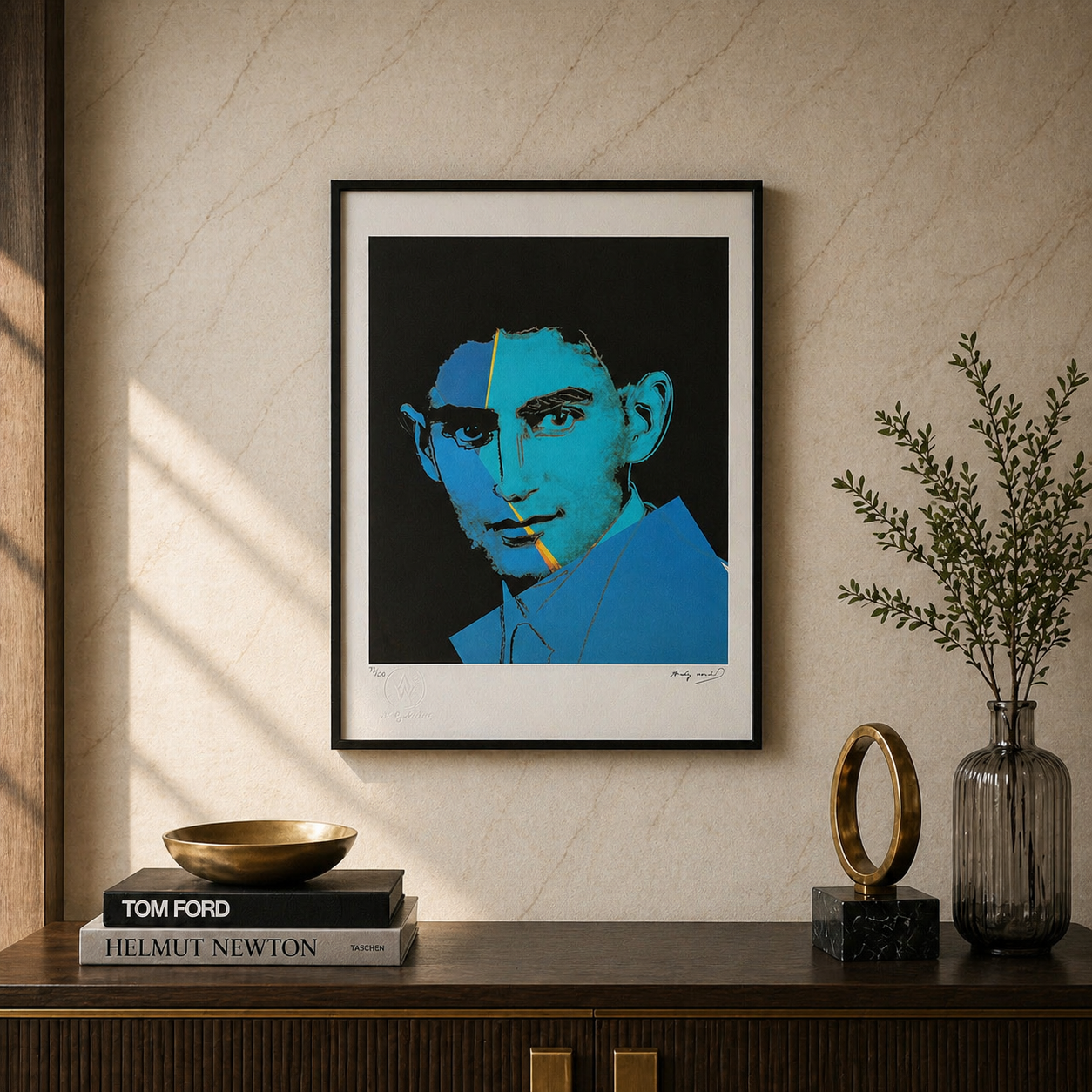 Andy Warhol Franz Kafka Lithografie Arches 300gsm 42x59 cm