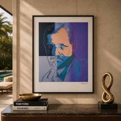 Andy Warhol Sigmund Freud Lithografie Arches 300gsm 42x59 cm