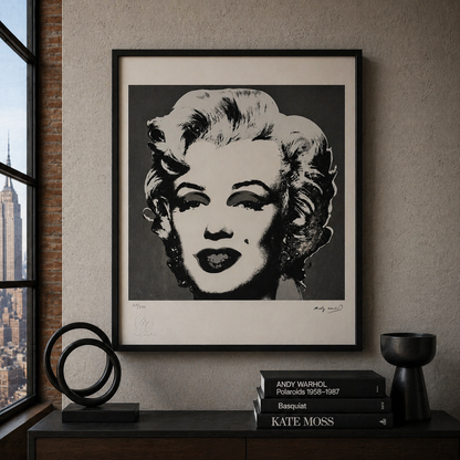 Andy Warhol Marilyn Monroe’ (Zwart & Wit) Lithografie Arches 300gsm 42x59 cm