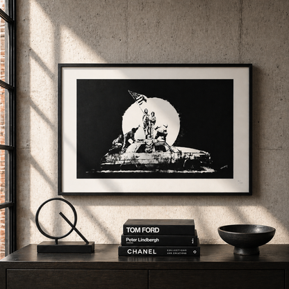 Banksy Flag Lithografie Arches 300gsm 42x59 cm