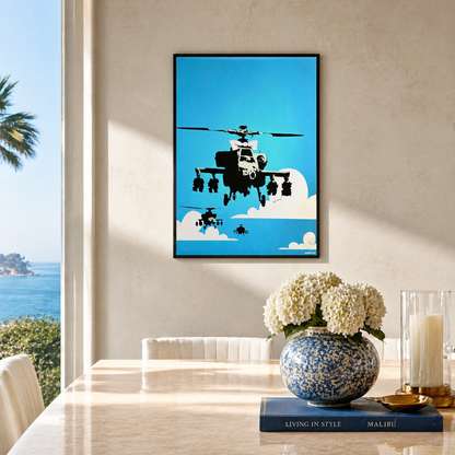 BANKSY Happy Chopper Lithografie Arches 300gsm 42x59 cm