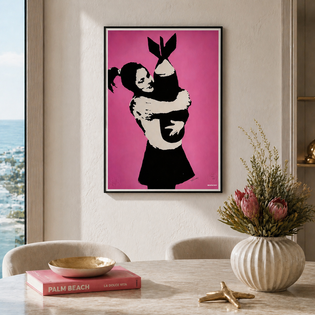 BANKSY Bomb Lover Lithografie Arches 300gsm 42x59 cm