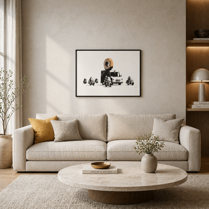 Banksy Donut Lithografie Arches 300gsm 42x59 cm