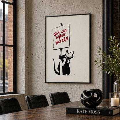 Banksy Get Out While You Can Lithografie Arches 300gsm 42x59 cm