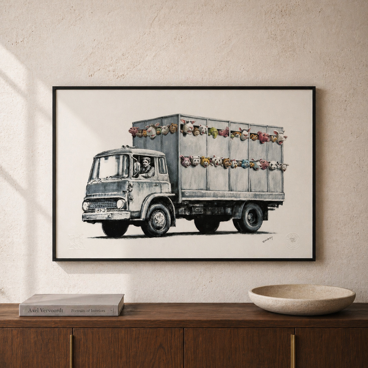 Banksy Sirens of the Lambs Lithografie Arches 300gsm 42x59 cm