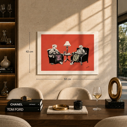 Banksy Grannies Lithografie Arches 300gsm 42x59 cm