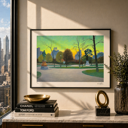 Edward Hopper Shakespeare at Dusk Lithografie Arches 300gsm 42x59 cm