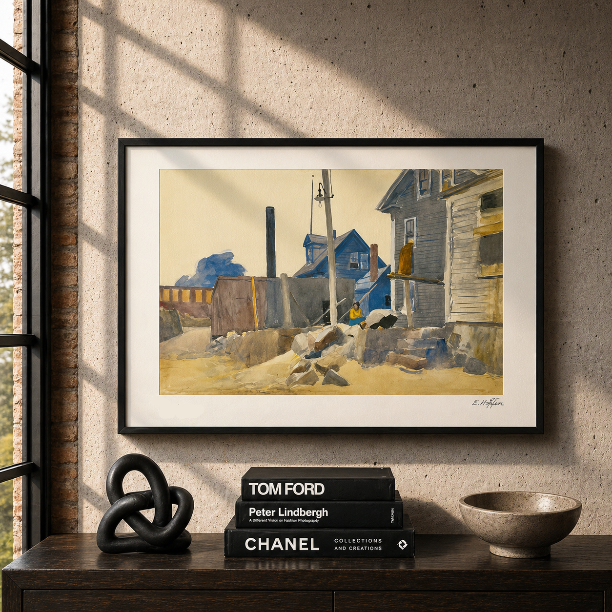 Edward Hopper House on the Shore Lithografie Arches 300gsm 42x59 cm