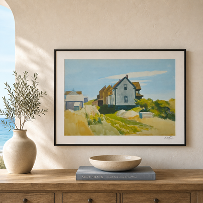 Edward Hopper Group of Houses Lithografie Arches 300gsm 42x59 cm