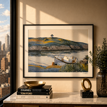 Edward Hopper Coast Guard Cove Lithografie Arches 300gsm 42x59 cm