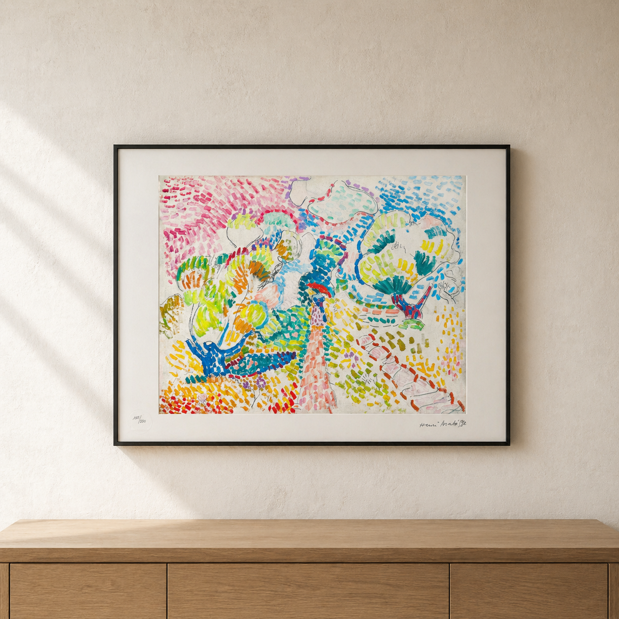 Henri Matisse Olijfbomen in Collioure Lithografie op Arches 300gsm 42x59 cm