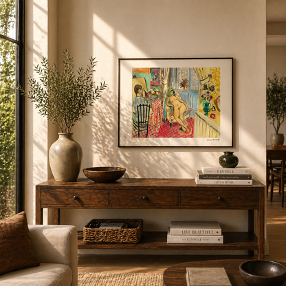 Henri Matisse De kunstenaar en het naaktmodel Lithografie op Arches 300gsm 42x59 cm