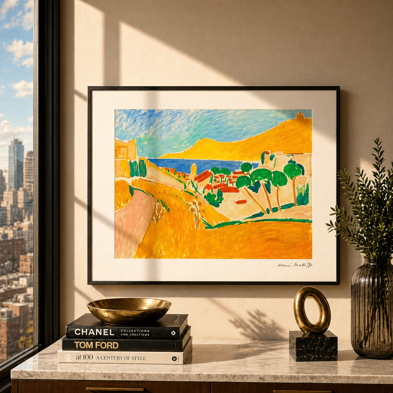 Henri Matisse Collioure in augustus Lithografie op Arches 300gsm 42x59 cm