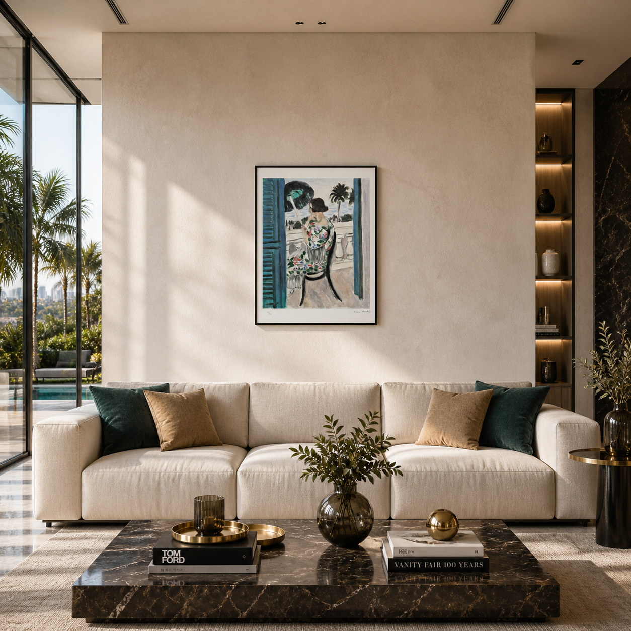 Henri Matisse Zittende vrouw op een balkon Lithografie op Arches 300gsm 42x59 cm