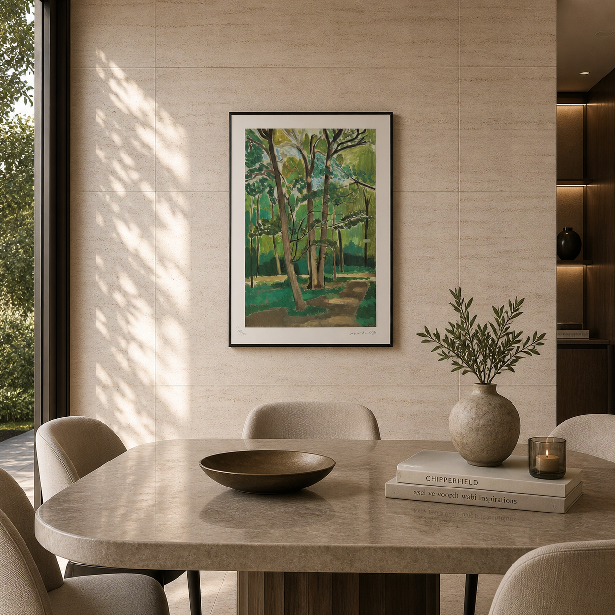 Henri Matisse Het kruispunt van Malabry Lithografie op Arches 300gsm 42x59 cm