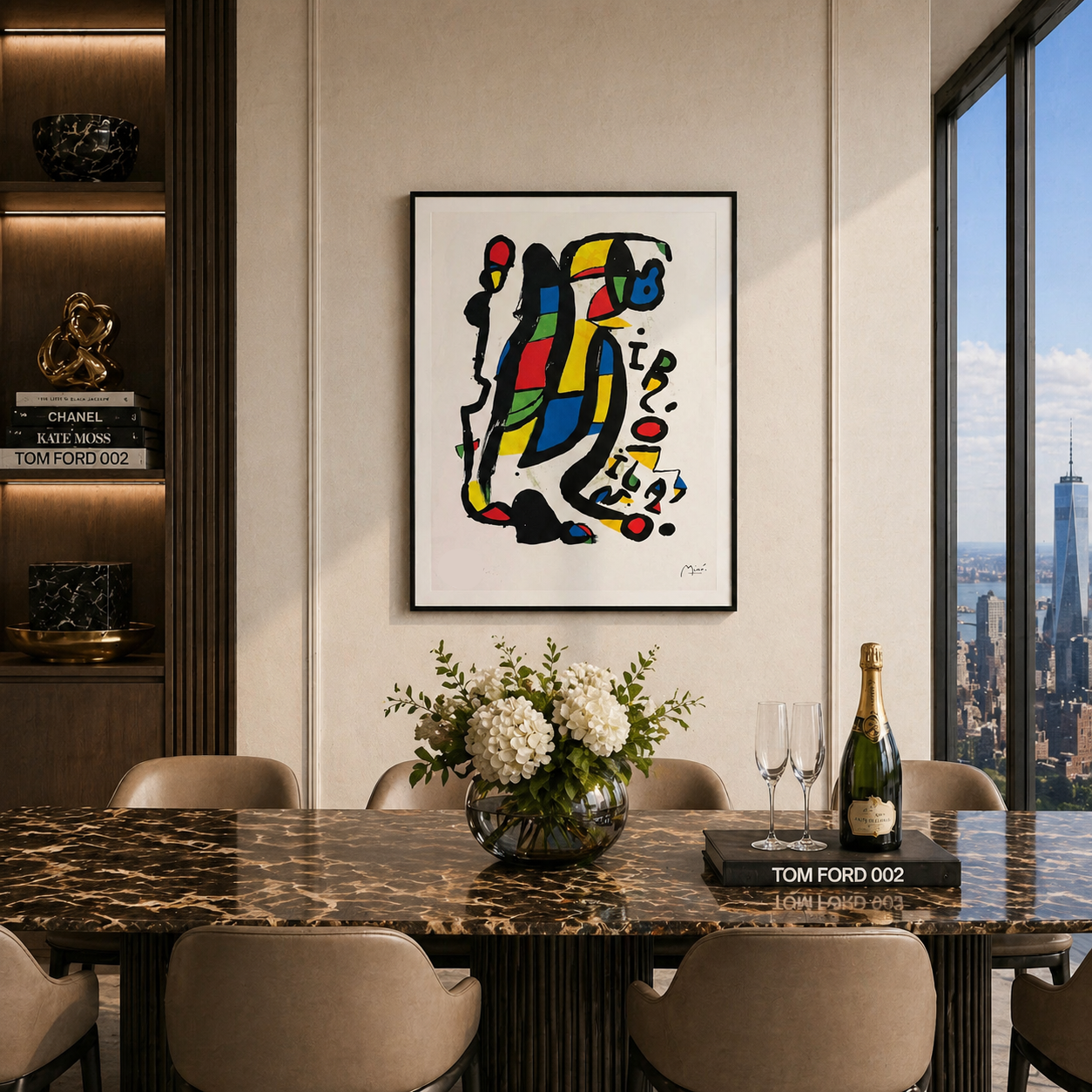 Joan Miró staande figuurLithografie Arches 300gsm 42x59 cm
