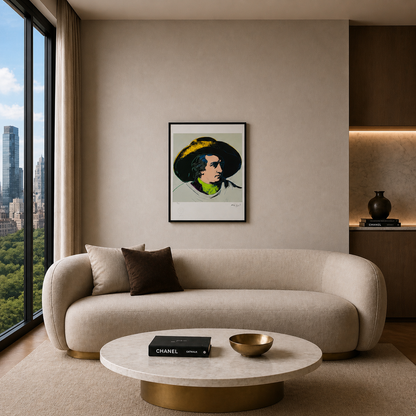 Andy Warhol Goethe (Grijs-Zwart) Lithografie Arches 300gsm 42x59 cm