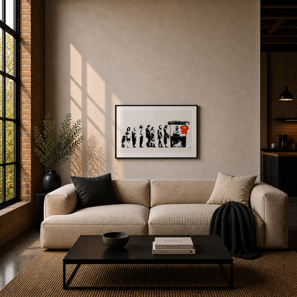 Banksy Festival Lithografie Arches 300gsm 42x59 cm