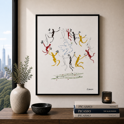 Pablo Picasso La Ronde de la Jeunesse Lithografie Arches 300gsm 42x59 cm