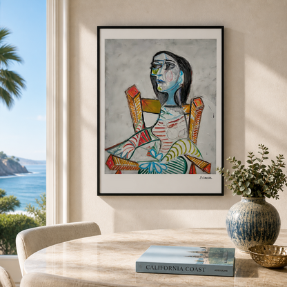 Pablo Picasso Portret van vrouw 1938 Lithografie Arches 300gsm 42x59 cm