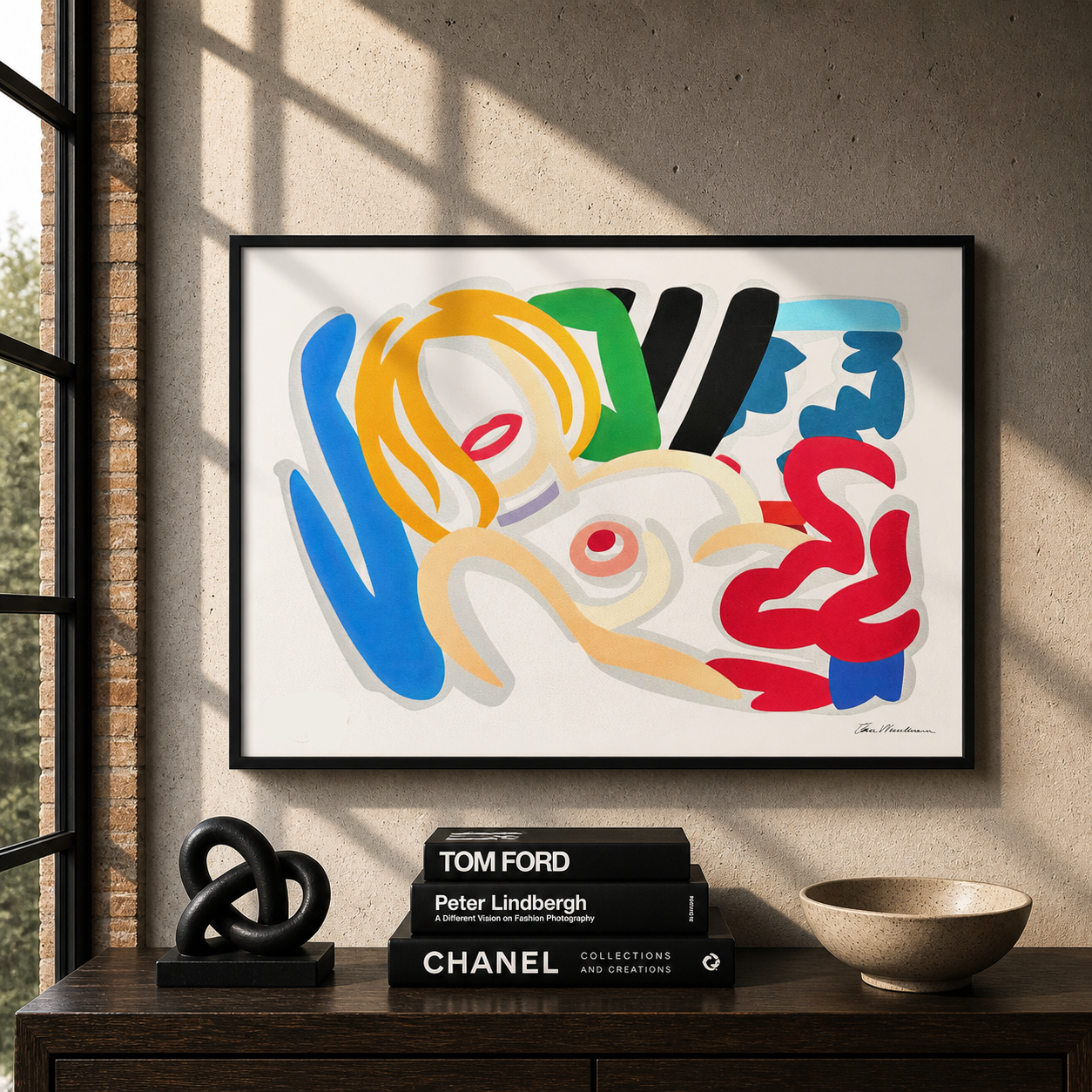 Tom Wesselmann Big Blonde with Choker Lithografie Arches 300gsm 42x59 cm