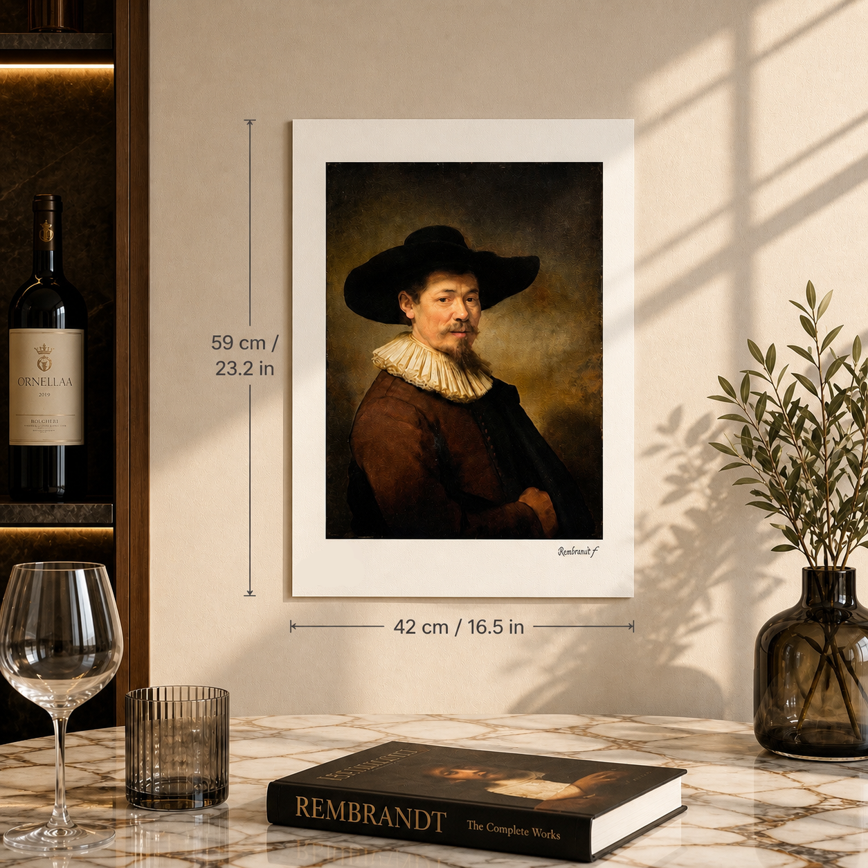 Rembrandt van Rijn Harmen Doomer Lithografie Arches 300gsm 42x59 cm