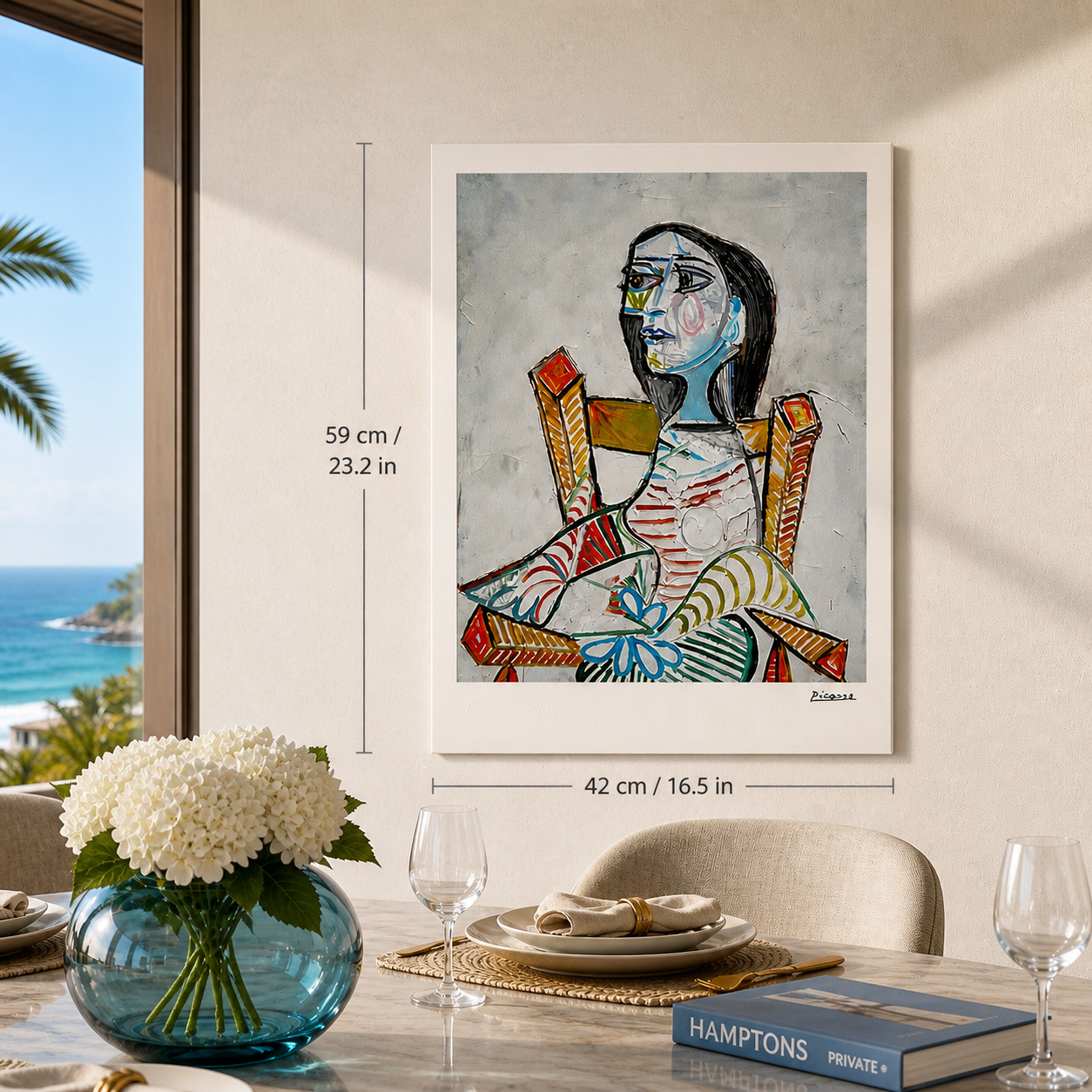 Pablo Picasso Portret van vrouw 1938 Lithografie Arches 300gsm 42x59 cm