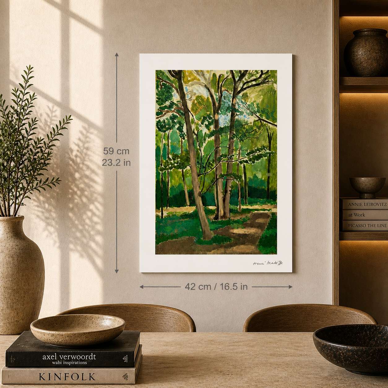 Henri Matisse Het kruispunt van Malabry Lithografie op Arches 300gsm 42x59 cm