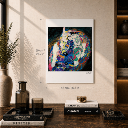 Gustav Klimt De jonge maagd Lithografie Arches 300gsm 42x59 cm