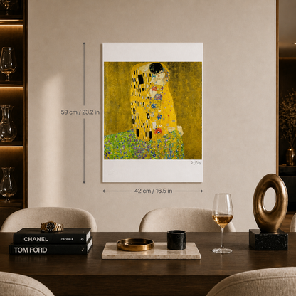 Gustav Klimt Man en vrouw De kus Lithografie Arches 300gsm 42x59 cm