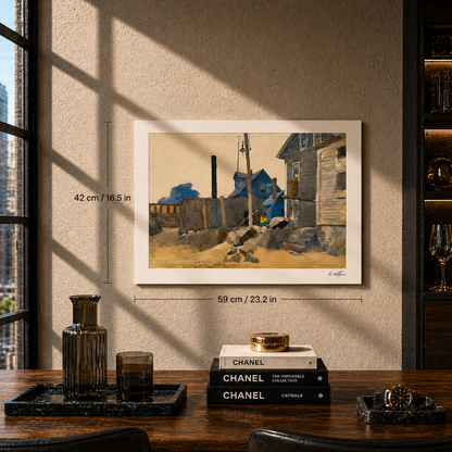 Edward Hopper House on the Shore Lithografie Arches 300gsm 42x59 cm