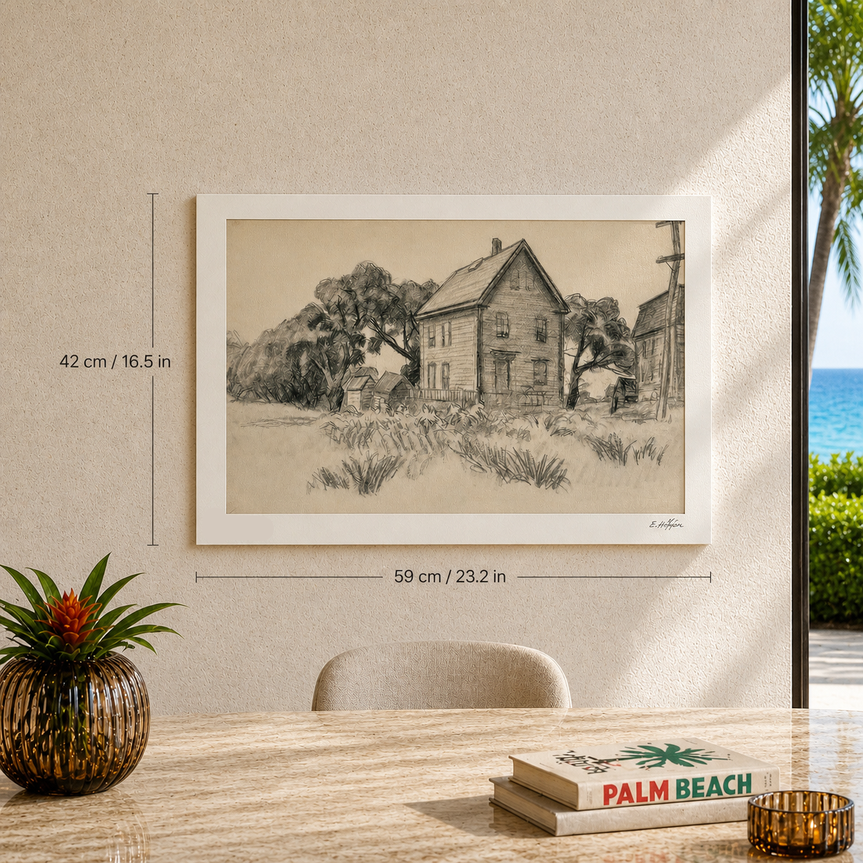 Edward Hopper House and Field Lithografie Arches 300gsm 42x59 cm