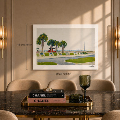 Edward Hopper The Battery, Charleston Lithografie Arches 300gsm 42x59 cm