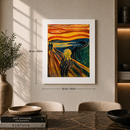 Edvard Munch The Scream Lithografie Arches 300gsm 42x59 cm