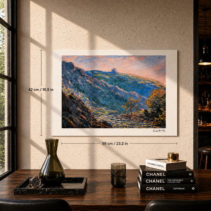 Claude Monet Zon op de Kleine Creuse Lithografie Arches 300gsm 42x59 cm