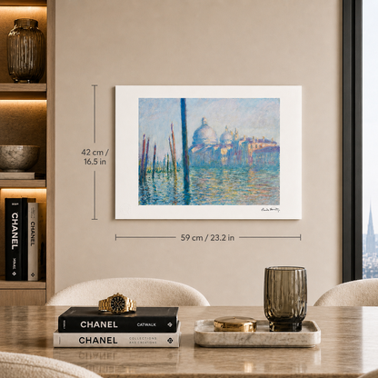 Claude Monet Het Grote Kanaal in Venetië Lithografie Arches 300gsm 42x59 cm