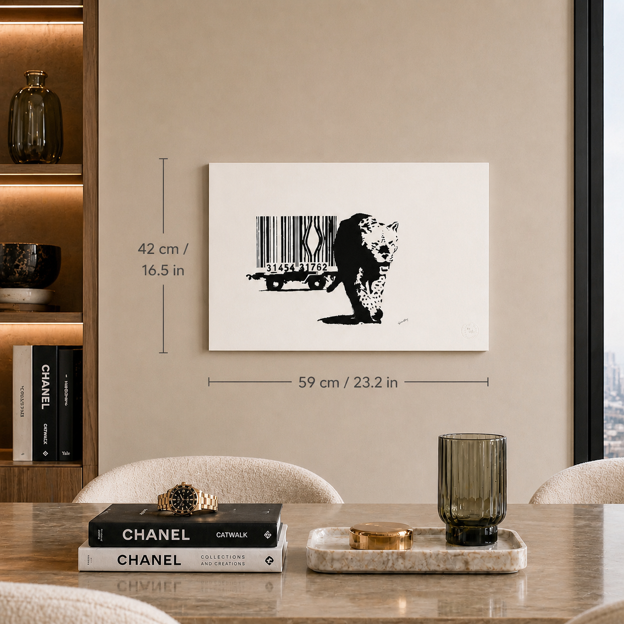 Banksy Barcode Lithografie Arches 300gsm 42x59 cm