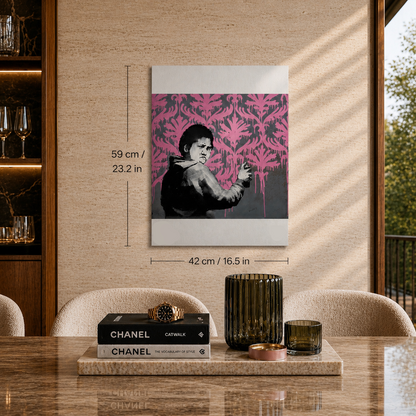 Banksy Go Flock Yourself Lithografie Arches 300gsm 42x59 cm