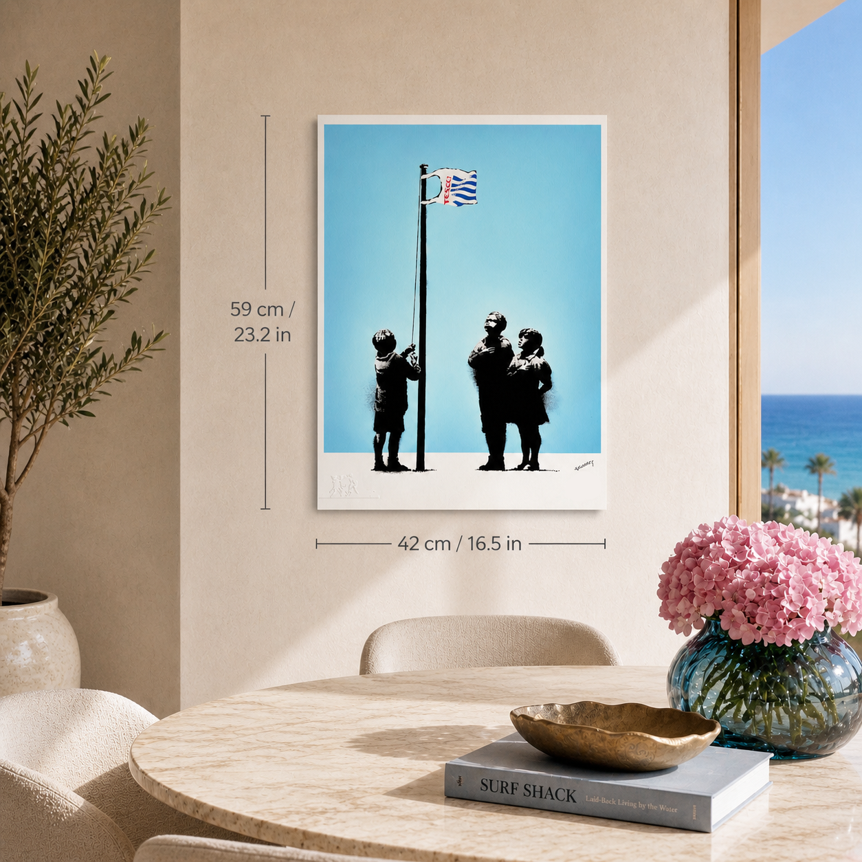 Banksy Very Little Helps Lithografie Arches 300gsm 42x59 cm