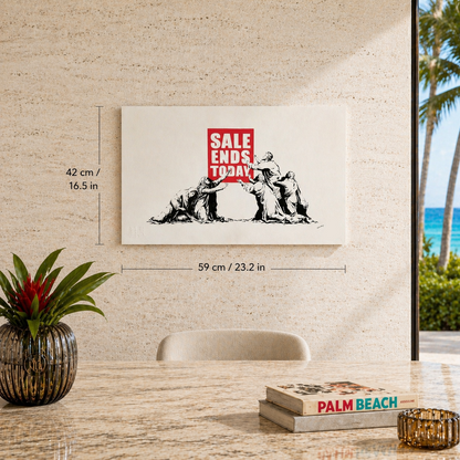 Banksy Sale Ends Today Lithografie Arches 300gsm 42x59 cm
